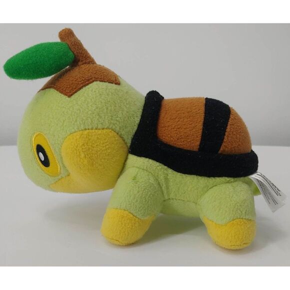 Pokémon Turtwig Green Plush TOMY 5" - Picture 4 of 5